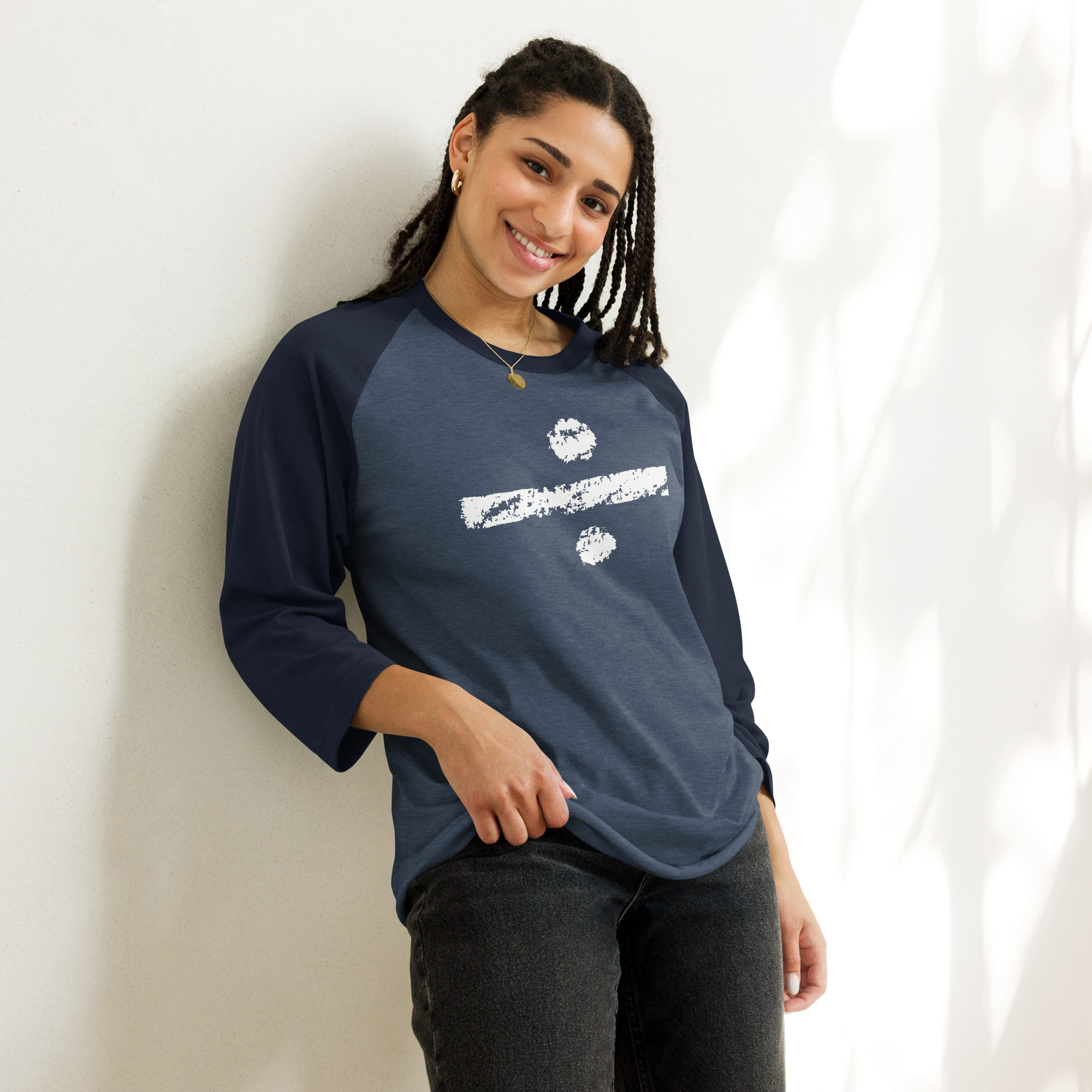 The Divide Baseball Chalk Raglan T-Shirt - Image 3